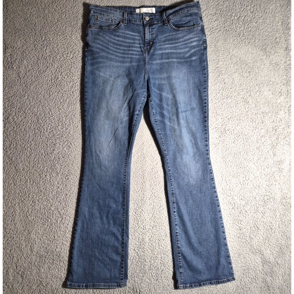 Signature Levi's Mid-rise Bootcut Jeans Women's Size 18L Fits 36x31.5